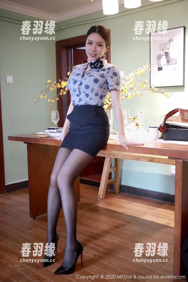 MFStar模范学院 - Milk楚楚空姐，不只会飞，精致美图合集一览，服务理念：每一张都像飞天的美丽！
